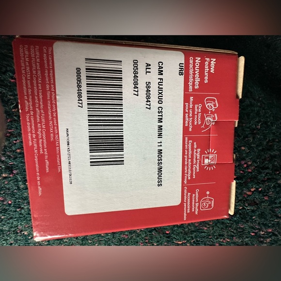 ‼️RARE‼️🎸Instax🎸🔥NWT🔥Mini 11 Instant Film Camera in Sage Green - Picture 5 of 10